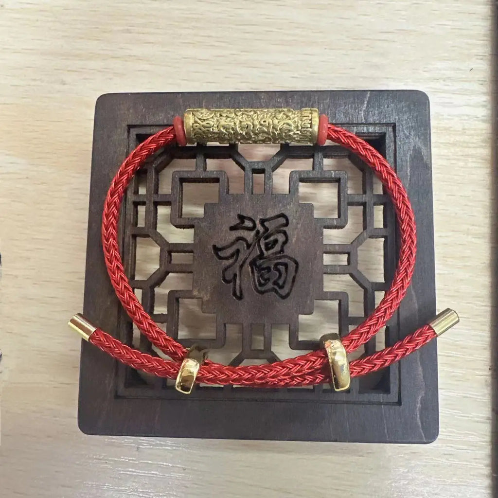 Bracelet Tibétain Bouddhiste – Corde Amulette de Protection