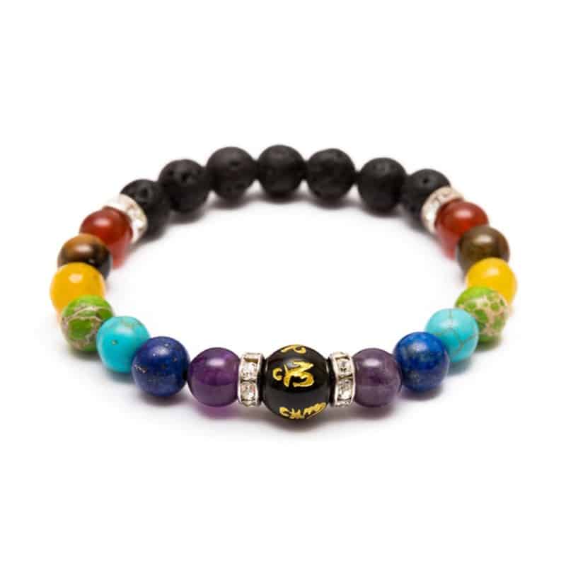 Bracelet 7 chakras guérison Esprit Tibet 