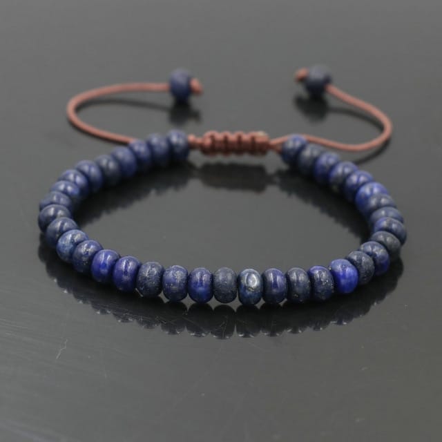 Bracelet 7 chakras - Taille Femme Esprit Tibet Lapis-lazuli 