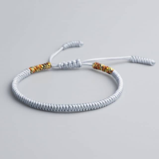 Bracelet de la chance Esprit Tibet Gris 