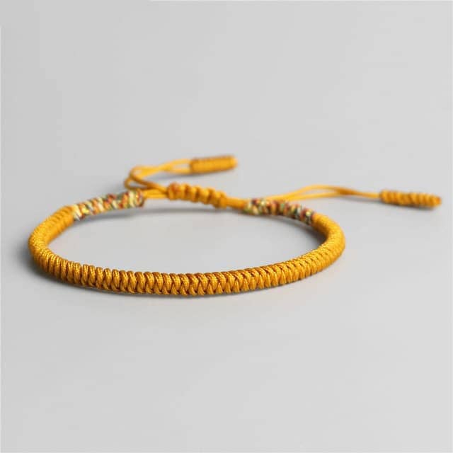 Bracelet de la chance Esprit Tibet Jaune 