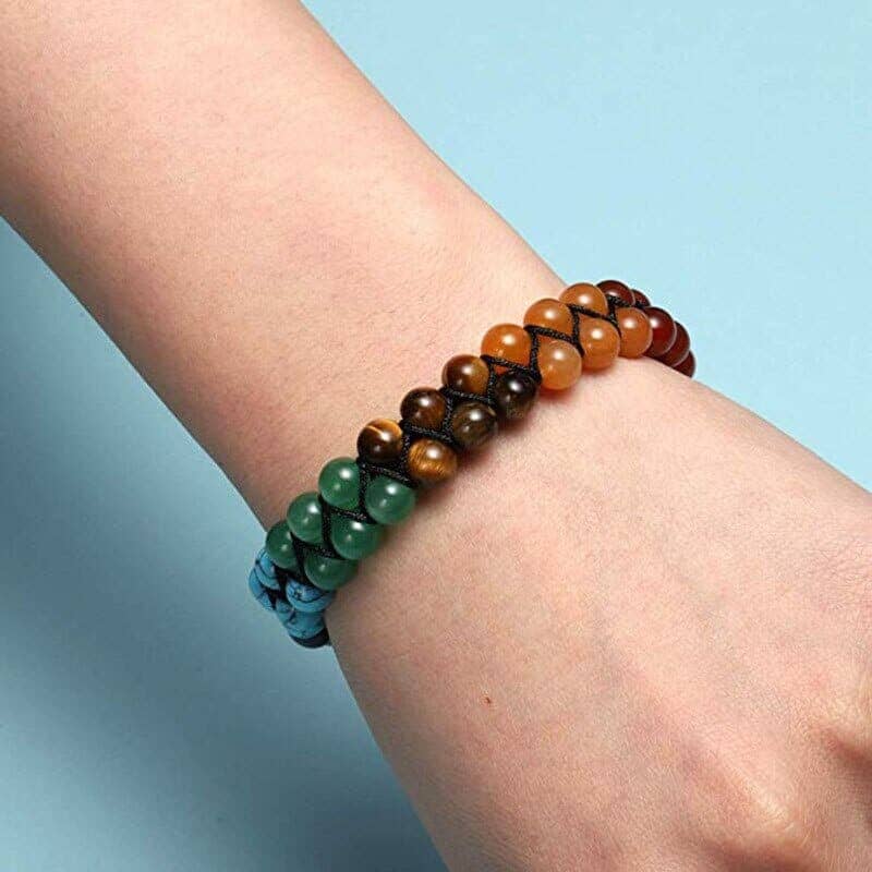 Bracelet harmonisation 7 chakras Esprit Tibet 