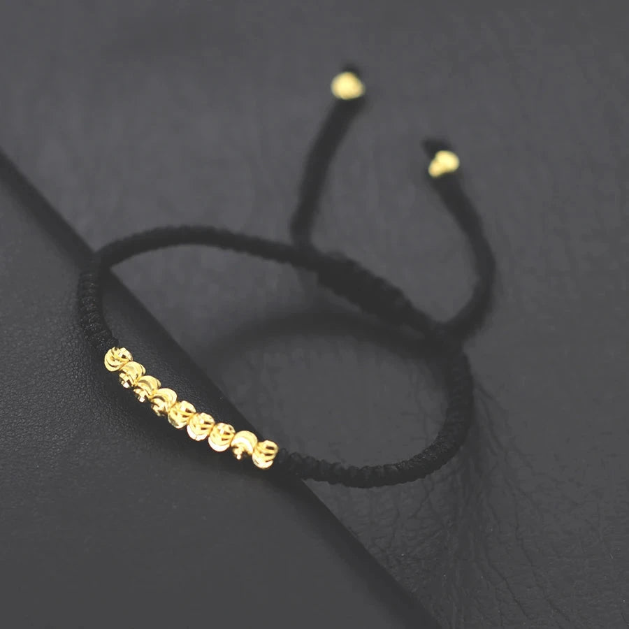 Bracelet porte bonheur tibétain Esprit Tibet Noir 