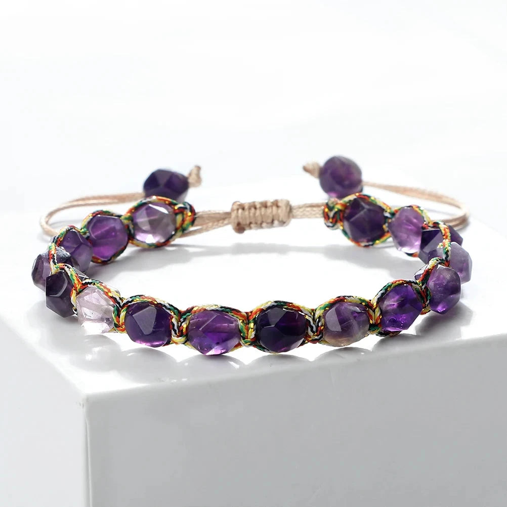 Bracelet Shamballa Tibétain – Énergie Bouddhiste 8 mm Esprit Tibet 