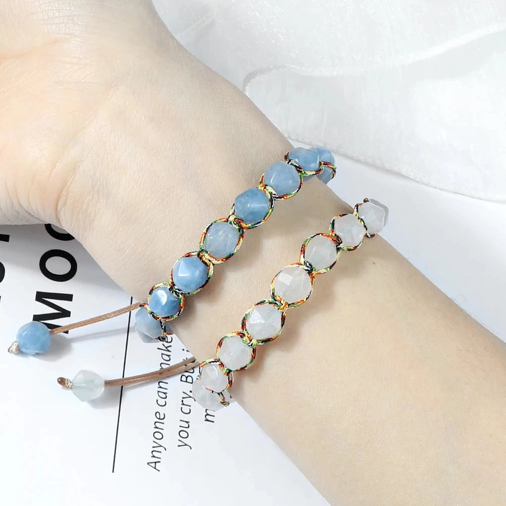 Bracelet Shamballa Tibétain – Énergie Bouddhiste 8 mm Esprit Tibet 