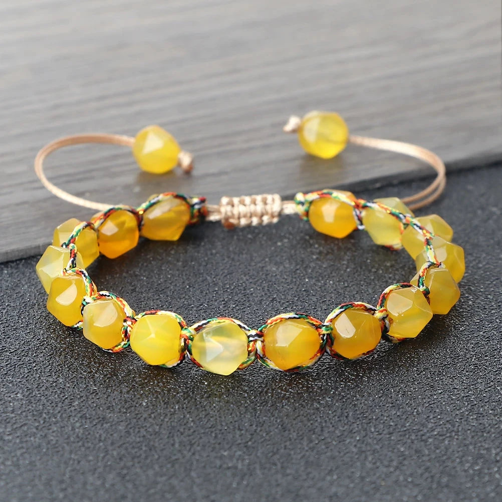 Bracelet Shamballa Tibétain – Énergie Bouddhiste 8 mm Esprit Tibet 