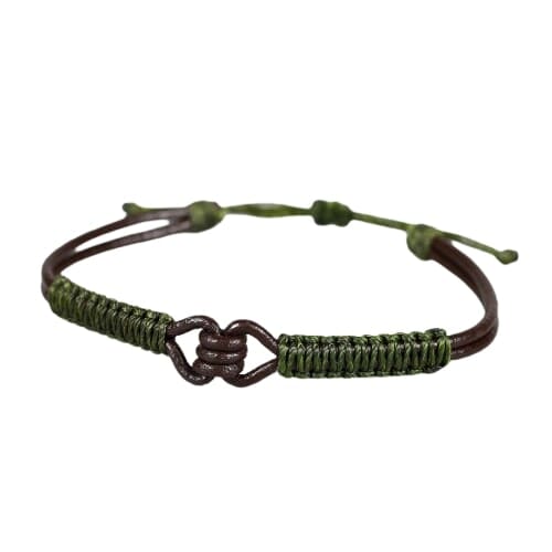 Bracelet tibétain anti-stress vert Esprit Tibet 