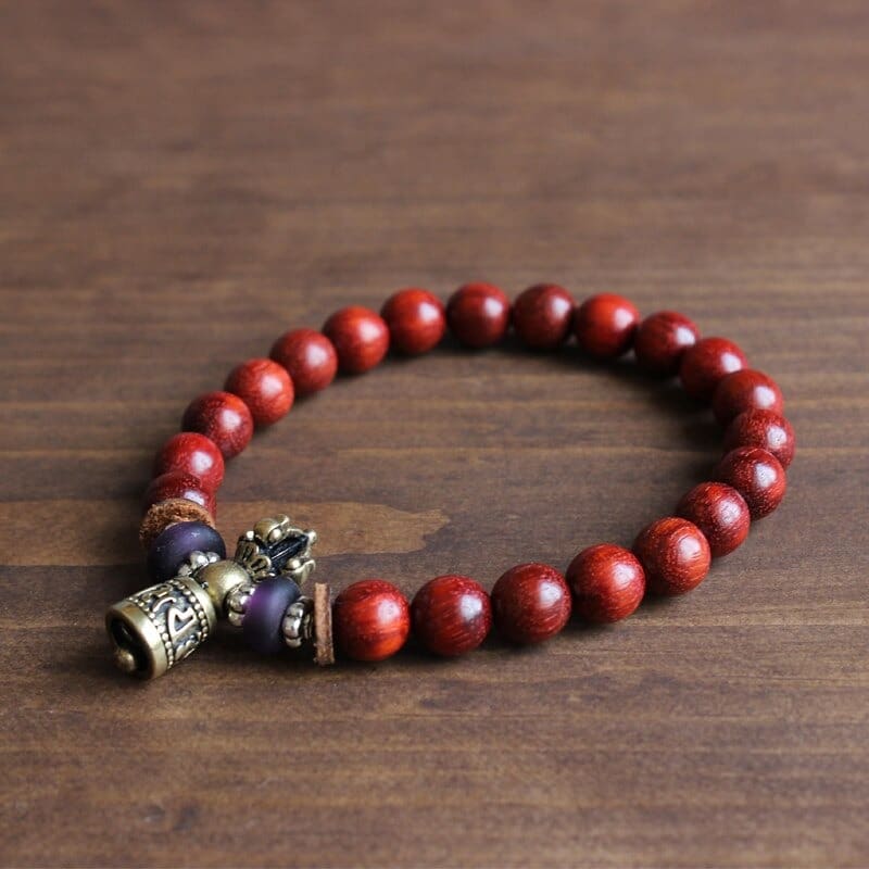 bracelet tibetain cloche des six mots