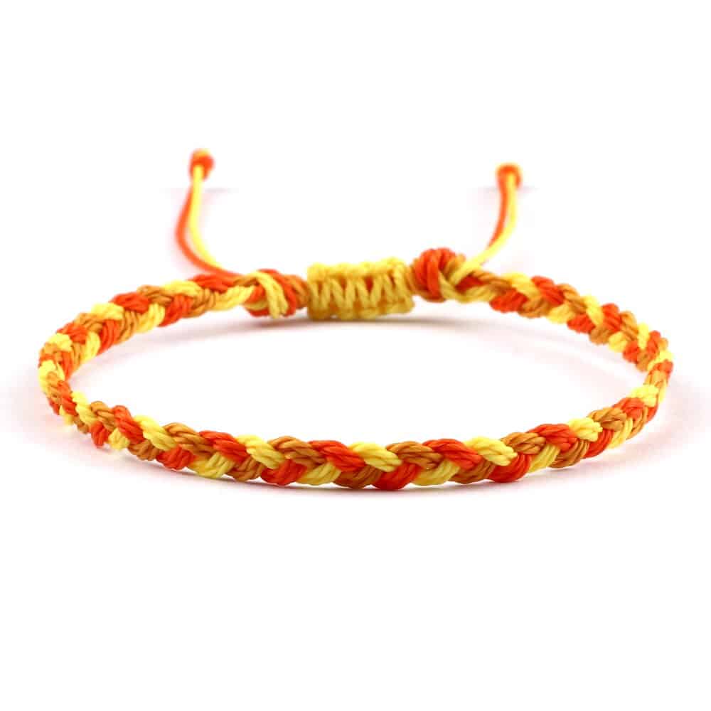bracelet tibétain macrame