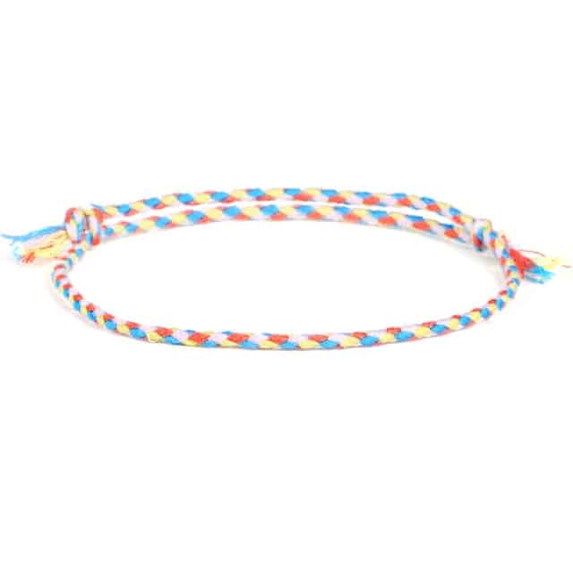 Bracelet Tibétain Multicolore – Symbole Porte-Bonheur Esprit Tibet 