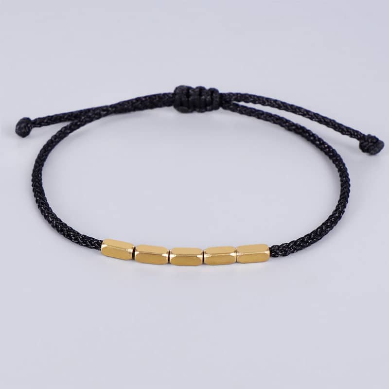 Bracelet Tibétain - Rouge | Noir Esprit Tibet 