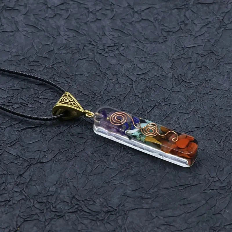 Collier 7 Chakras – Énergie et Harmonie Esprit Tibet 