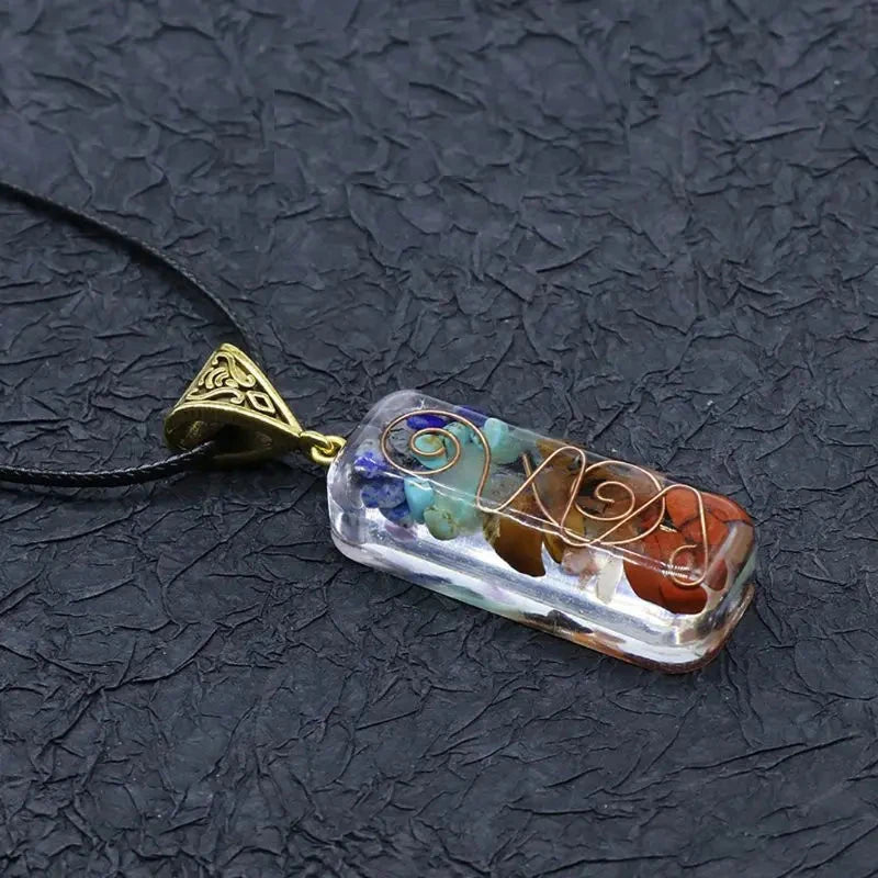 Collier 7 Chakras – Énergie et Harmonie Esprit Tibet 