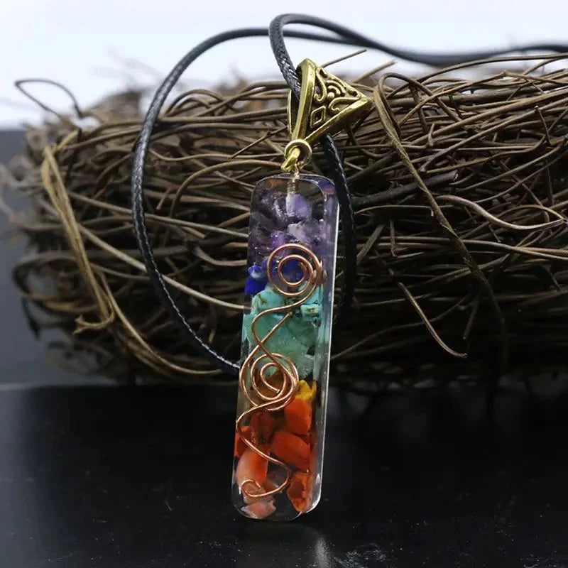 Collier 7 Chakras – Énergie et Harmonie Esprit Tibet 
