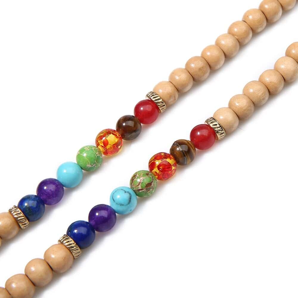 collier tibetain 7 chakra