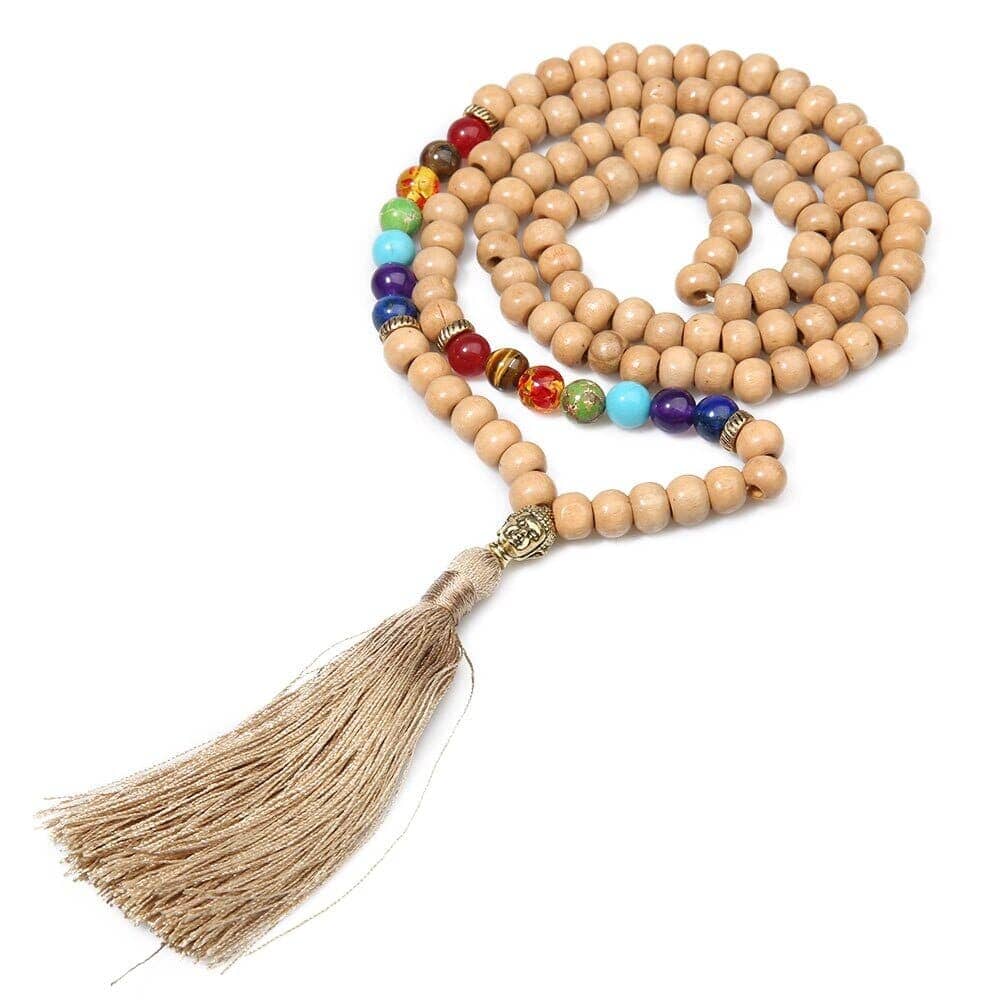 Collier tibétain 7 chakras Esprit Tibet 