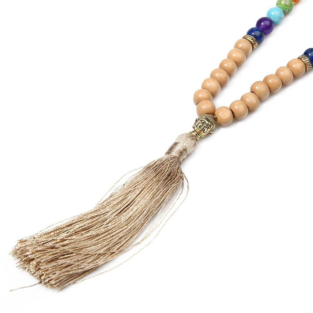 Collier tibétain 7 chakras Esprit Tibet 