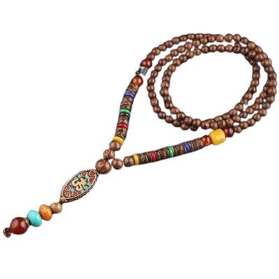 Collier tibétain ancien Esprit Tibet 