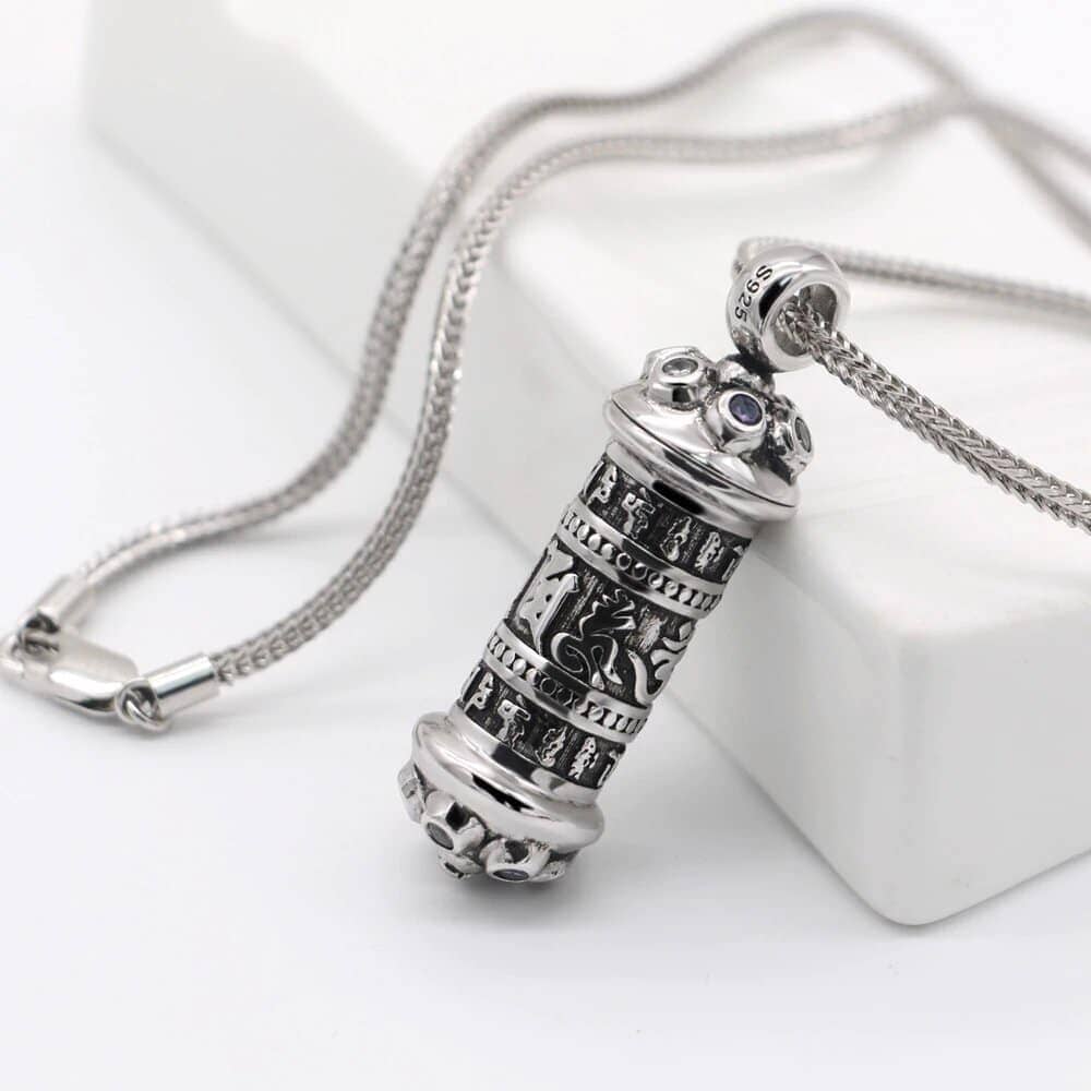 Collier tibétain argent Esprit Tibet 