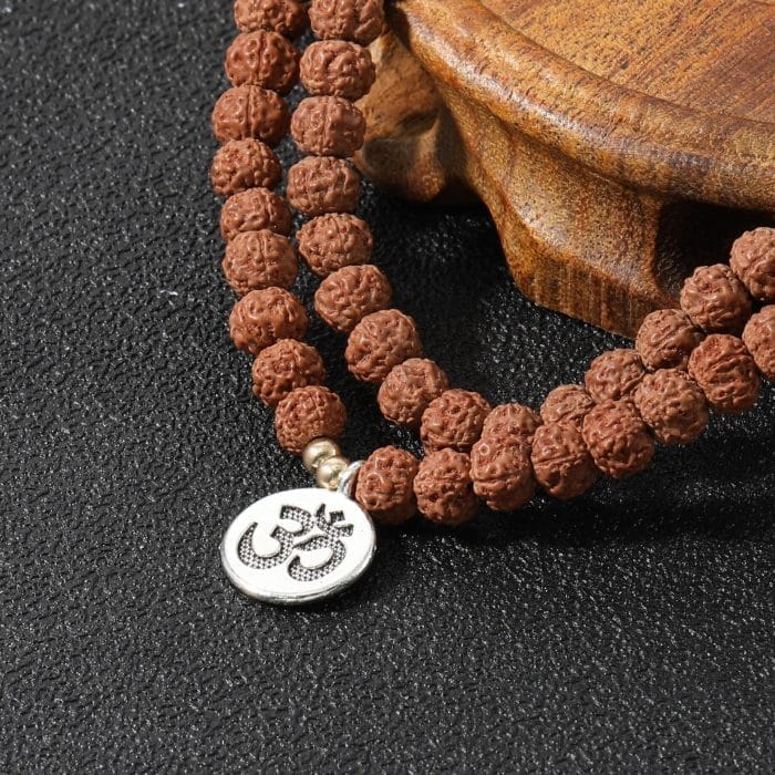 Collier tibétain en Rudraksha Esprit Tibet 