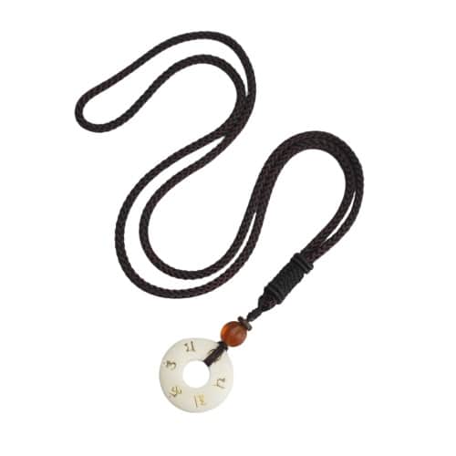 collier tibetain homme