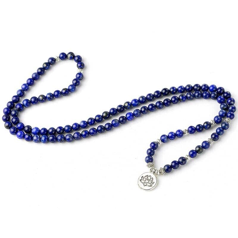 Mala tibétain lapis-lazuli Esprit Tibet 