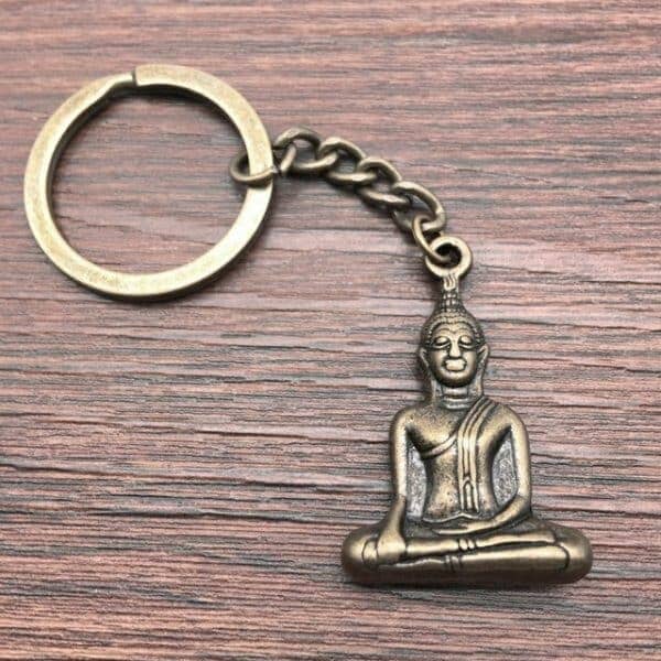 Porte-clés Bouddha - Multi pendentifs Esprit Tibet Bouddha prière 