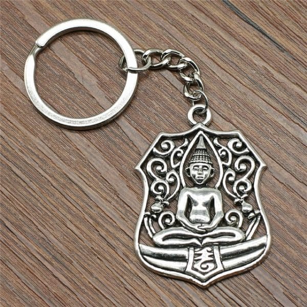 Porte-clés Bouddha - Multi pendentifs Esprit Tibet Bouddha statue 