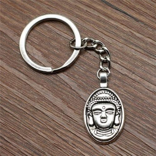 Porte-clés Bouddha - Multi pendentifs Esprit Tibet Bouddha tête 2 