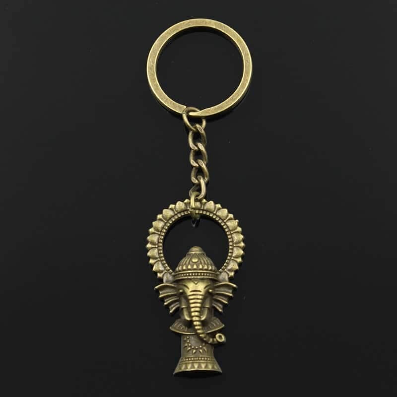 Porte-clés Bouddha - Pendentif Ganesh Esprit Tibet 
