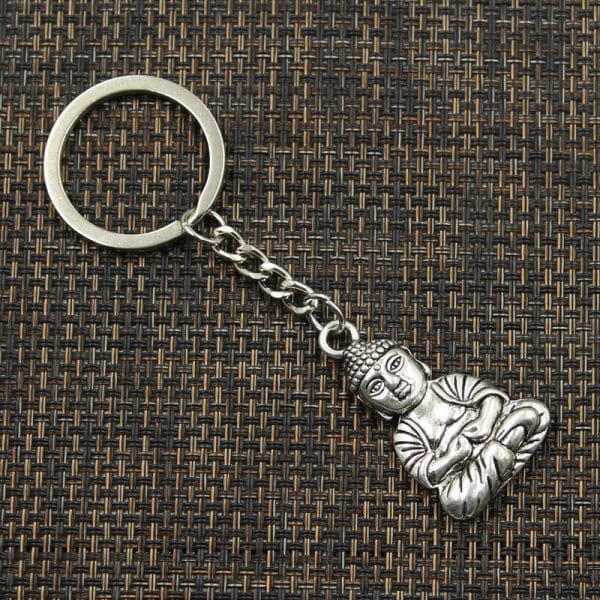 Porte-clés Bouddha - Pendentif méditation Esprit Tibet 