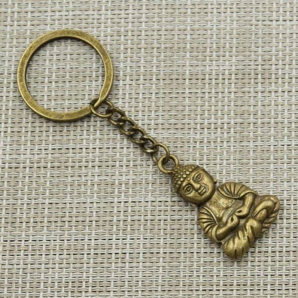Porte-clés Bouddha - Pendentif méditation Esprit Tibet 