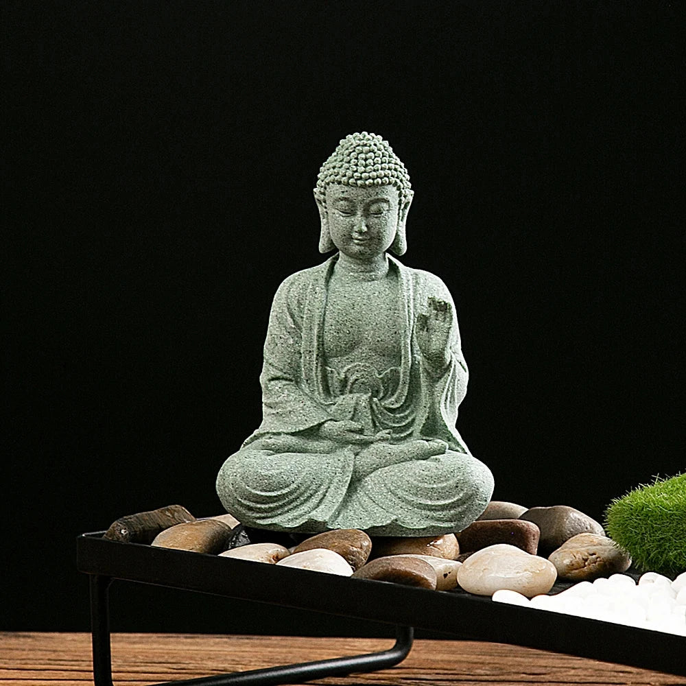 Statue Bouddha Zen Miniature – Déco Aquarium & Intérieur Esprit Tibet 