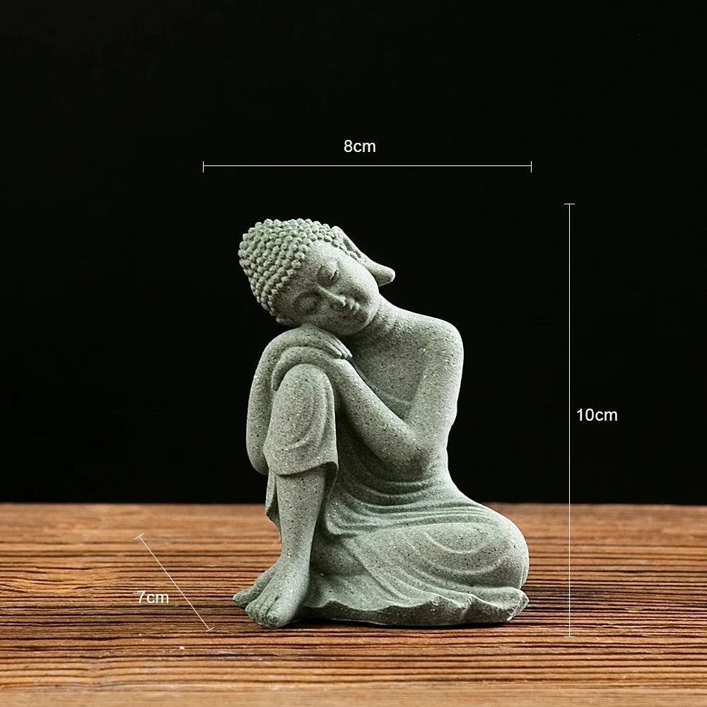 Statue Bouddha Zen Miniature – Déco Aquarium & Intérieur Esprit Tibet Réflexion 