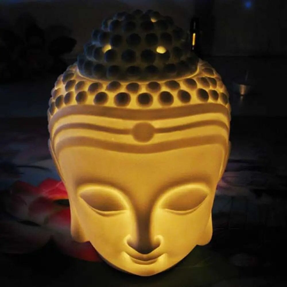 Statue de Tête de Bouddha Esprit Tibet 