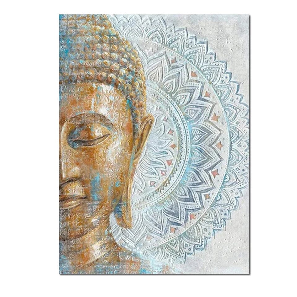 Tableau Bouddha Mandala XXL Esprit Tibet 