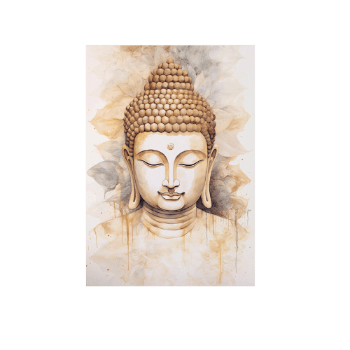 Tableau Zen triptyque pour Salon Esprit Tibet Bouddha 