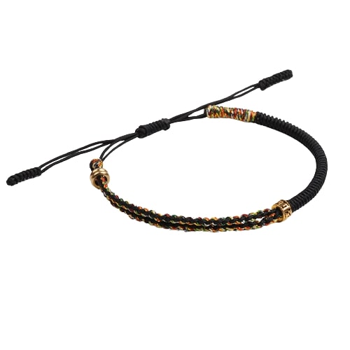 bracelet tibétain semi tressé blanc (copie)