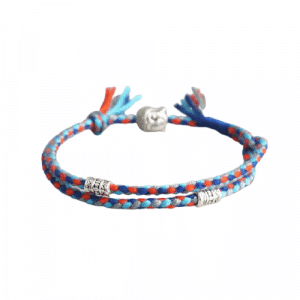 Bracelet Tibétain fait main – Bleu