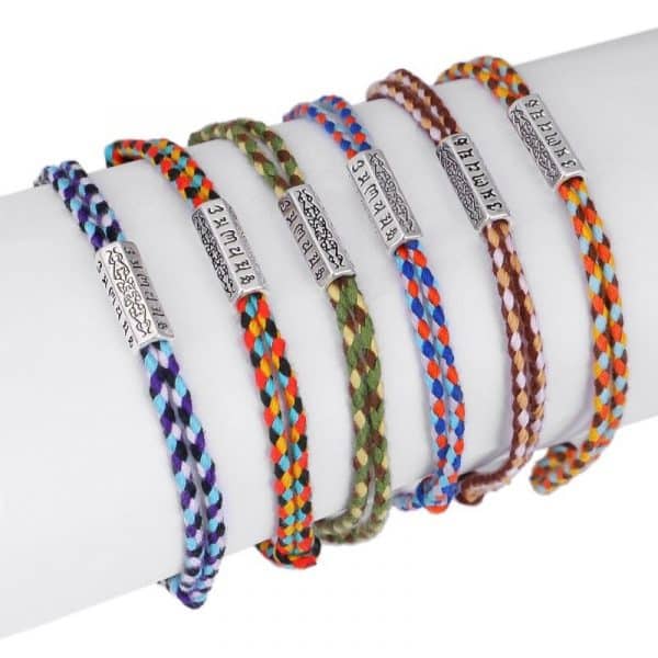 bracelet ethnique tibetain couleurs