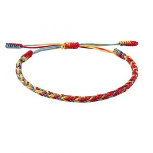 Bracelet tibétain dégradé rouge