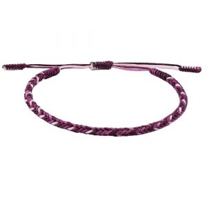 Bracelet tibétain dégradé violet