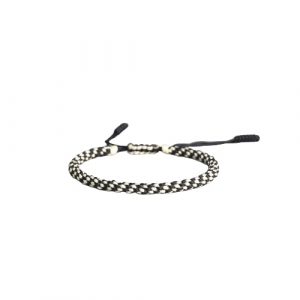 Bracelet tibétain triple corde noir