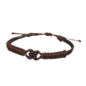 Bracelet tibétain anti-stress marron