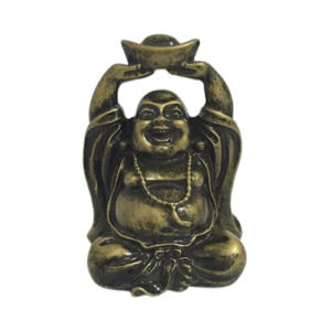 Statue Bouddha Riche Bronze