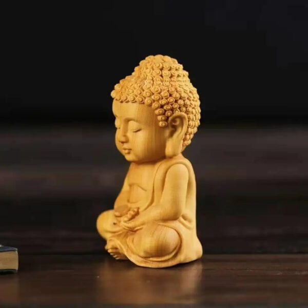 statuette bouddha prince porte bonheur